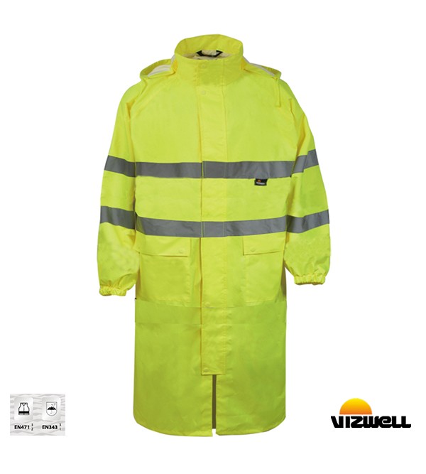 Vizwell™ 150 D Reflektörlü Pardesü Yağmurluk