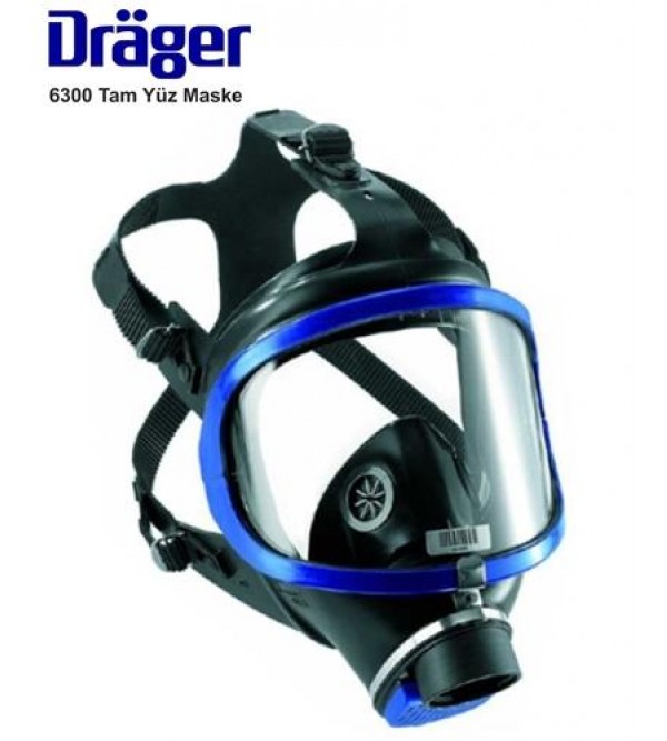 Drager 6300 Tam Yüz Gaz Maskesi