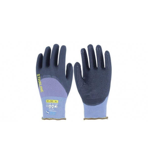 Starline STL-1005 SFT Nitril Kaplı Dontlu Eldiven